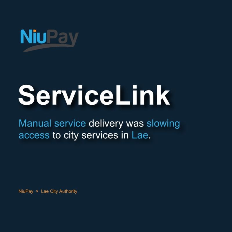 ServiceLink, the online platform for Lae City Authority services
